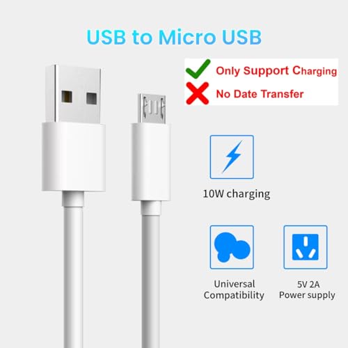 Verilux® 16.4Ft Micro USB Extension Cable A to Charging for Security Camera Compatible with Wyze Cam Pan Xiaomi Home EZVIZ Enabled Devices 3 PCS Verilux® 16.4Ft Micro USB Extension Cable A to Charging for Security Camera Compatible with Wyze Cam Pan Xiaomi Home EZVIZ Enabled Devices 3 PCS